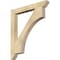 Ekena Millwork Westlake Slat Rough Sawn Bracket, Douglas Fir, 4"W x 36"D x 40"H BKT04X36X40WTL06RDF - alternate 1